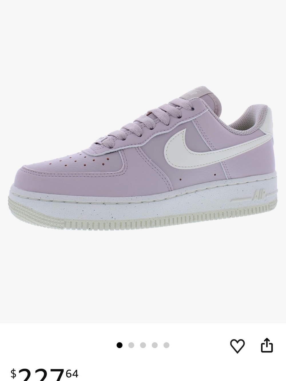 Nike Air Force 1 Low Women's Sneakers - Lavender/White